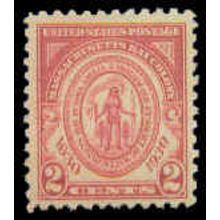 682 2c Massachusetts Fine MNH M07036