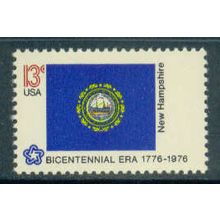 1641 13c Flag of New Hampshire Fine MNH KA6299 (19)