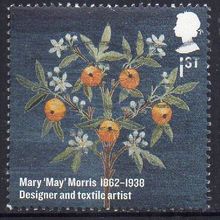 GB 2012 Britons of Distinction - Mary May Morris, Textile Artist 1st Used