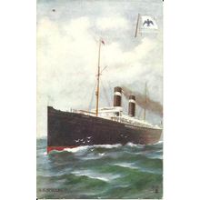 American Line SS ST LOUIS Tuck Oilette Postcard (9140)