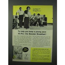 1960 General Mills Hi-Pro Cereal Ad - Keep a Young Pace