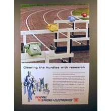 1960 General Telephone Ad - Clearing The Hurdles!