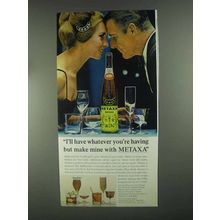 1967 Metaxa Spirit Ad - Have Whatever You're Having