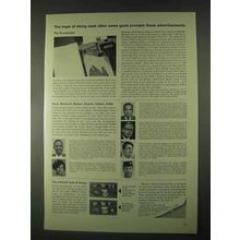 1967 Kodak Ektagraphic Visualmaker Ad - Doing Good