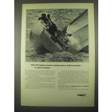 1967 Timet Ti-6Al-4V Titanium Alloy Ad - Olin Stephens
