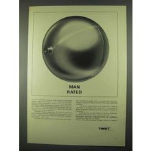 1967 Timet Titanium Ad - Man Rated