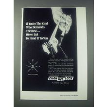 1978 Channellock Tongue-'N-Groover Pliers Ad - Demands the Best