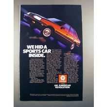 1985 Dodge Lancer Car Ad - We Hid a Sports Car Inside