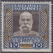 ÖSTERREICH AUSTRIA [1908] MiNr 0156 z ( */mh )