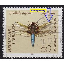 GERMANY BUND [1991] MiNr 1546 F27,I ( O/used ) [01] Tiere Plattenfehler