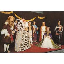 Queen Elizabeth Waxwork From Virginia Spanish Armada War Postcard