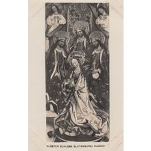 Kloster Schloss Blutenberg Kirche Hochaltar Mary Holy Virgin Real Photo Postcard