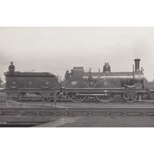 NER 237 Antique Train Driver & Passengers Real Photo Postcard