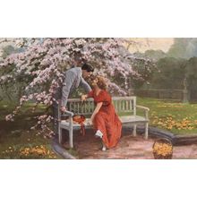 E Schneider Blutenzauber Painting Postcard