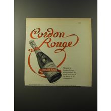 1953 Mumm's Cordon Rouge Champagne Advertisement
