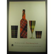 1956 Peter Dawson Scotch Ad - The secret you can taste.. Peter Dawson Scotch