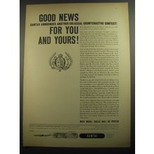 1956 Qantas Airlines Ad - Good news Qantas announces another contest
