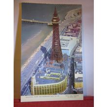 BLACKPOOL TOWER & PROMENADE, LANCASHIRE. unused postcard by Jarrold =