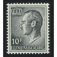 Luxembourg Grand Duke Jean 10f. black Phosphor paper 1975 MNH SG#766a MI#899ya