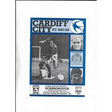 CARDIFF CITY V SCARBOROUGH 23/04/1988 DIVISION 4 (BS1)