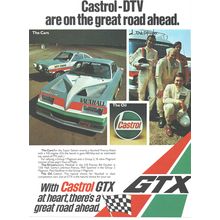 GASTROL GTX MOTOR OIL car : Original Vintage 1975 Magazine Advert ~ POST FREE