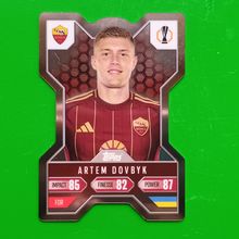 Match Attax Extra 24/25 Artem Dovbyk Chrome X Shield Legend Card CX5