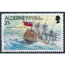 Casquet Lighthouse: 21p - Alderney 1991 - FH - SG 47