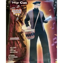 Costumania Beatnik Hip Cat Halloween Costume - Adult