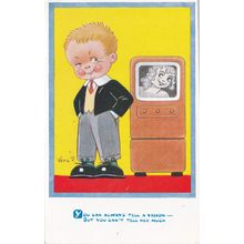 ED 215 YOU CAN ALWAYS TELL A VISION BUT NOT MUCH. VERA PATERSON POSTCARD