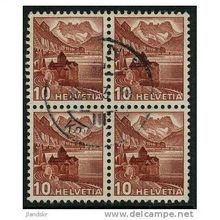 1939 Michel 363 - fine used (o) - block of 4