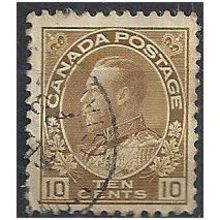 Canada 1925 SG254 10c Bistre-Brown Good/Fine Used ..