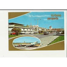 Portugal LISBON Airport Postcard by Comer (951)