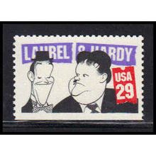 2562 29c Laurel & Hardy Fine MNH BPS Bottom W5381