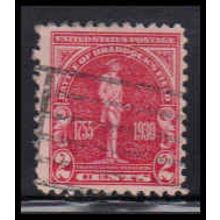 Used 688 2c Battle of Braddock Just Clears K0414