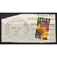 Used 2379 45c Love North Jersey, NJ. E0795