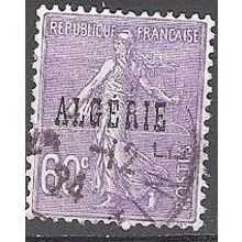 Algérie 1924 Michel 16 O Cote (2005) 0.60 € Semeuse lignée Cachet rond