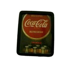 Vintage Coca Cola Puzzle in Heavy Duty Plastic Frame with Gla