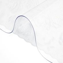 Plastic Table Cover 40 x 72 Inch, 1.5 mm Thick Clear Table Protector, Rectan...