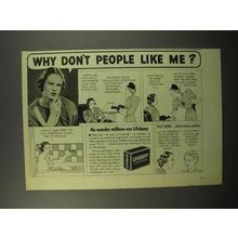 1939 Lifebuoy Soap Ad - Why Don't People Like Me?