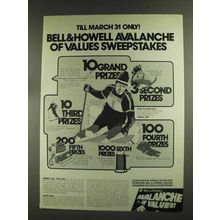 1972 Bell & Howell Products Ad - Avalanche of Values