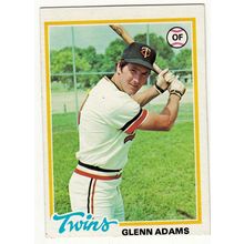 1978 Topps baseball card 497 Glenn Adams - Twins