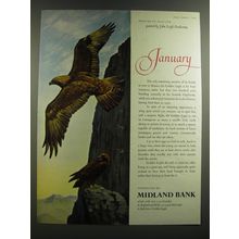 1964 Midland Bank Ad - John Leigh Pemberton - January