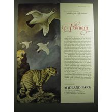 1964 Midland Bank Ad - John Leigh Pemberton - February