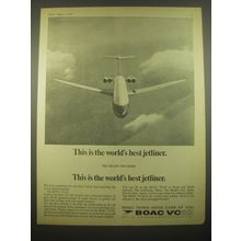 1966 BOAC VC10 Jetliner Ad - This is the world's best jetliner