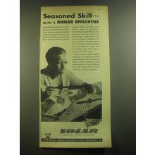 1945 Solar Aircraft Ad - Seasoned Skill.. With a modern application