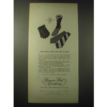 1948 Rogers Peet Fashion Ad - Christmas gifts for men & boys