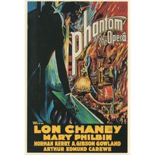 The Phantom Of The Opera Lon Chaney 1925 Poster Postcard