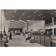 Main Passenger Lounge London Airport Real Photo Postcard