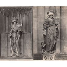 Marburg Elisabethkirche 2x Old German Religious Postcard s