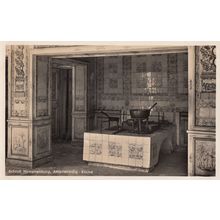 Schlob Nymphenburg Amellenburg Kirche Real Photo German Postcard
